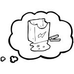 cartoon junk food craving